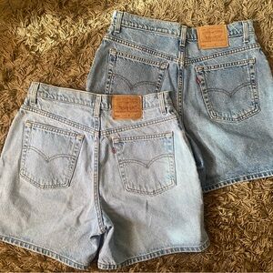 Y2K Levi's 550 Relaxed Fit Denim Short Bundle of 2 Size 13